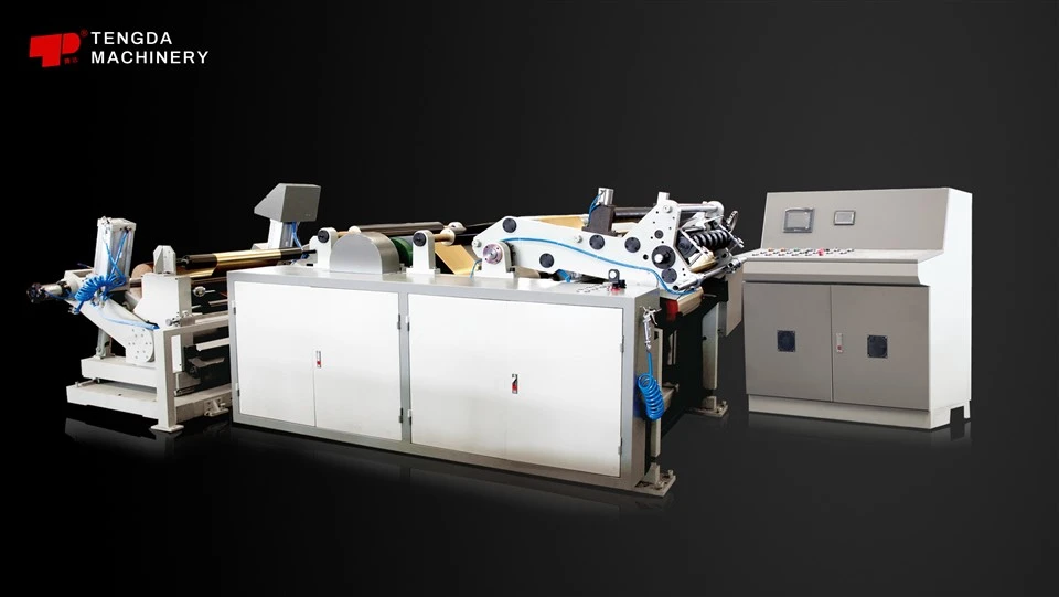 Aluminium Ntawv Nyiaj Ntawv Singe Ncej Embossing thiab Slitting Tshuab