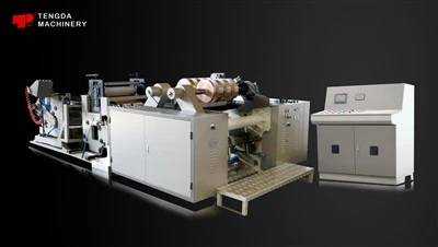 Aluminium Ntawv Nyiaj Ntawv Ob Chav Ncej Embossing thiab Slitting Tshuab