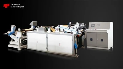 Aluminium Ntawv Nyiaj Ntawv Singe Ncej Embossing thiab Slitting Tshuab